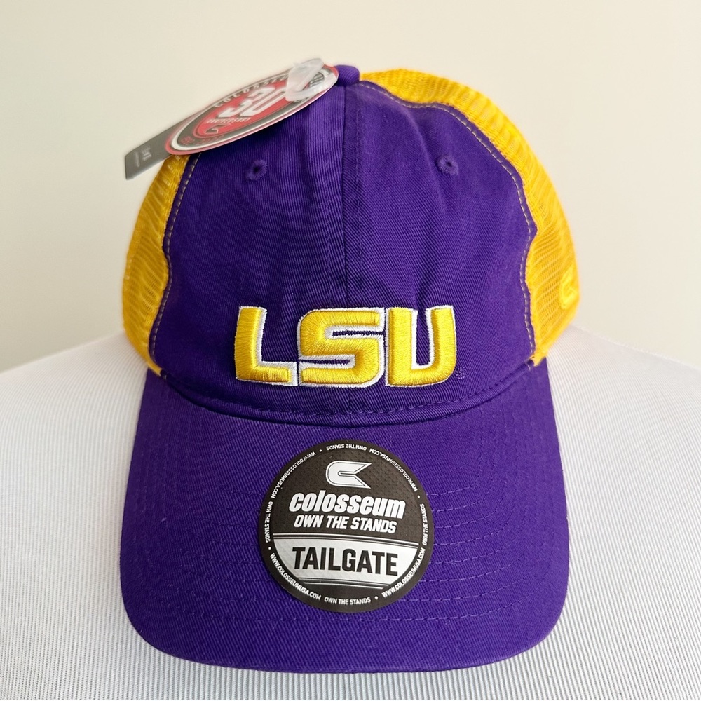 LSU Tigers Snapback Hat Mens Womens NCAA Colosseum Sports Adjustable Fan Gift